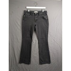 Levis 515 Bootcut Jeans Womens 8M Black Denim Rhinestone Pocket
